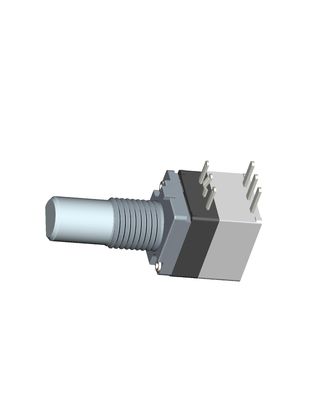 DIP Mount PCB Lug Rotary Multi Turn Potentiometer 300-3MK Resistance Round Shaft 10 000 Cycles