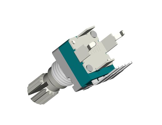 Resistance Rotary Potentiometer 300Ω-3MKΩ Normal Or Custom Shaft 10000 Cycles