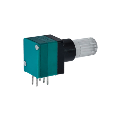 RV97RLN0 Transpartent LED Potentiometer  Knurled Shaft Rotary Potentiometer Device With PCB Lug Terminal