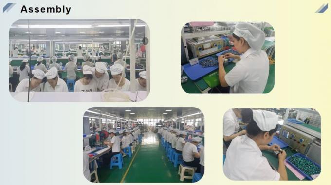 Codificador integrado eixo do potenciômetro do dobro de Re8209nm com interruptor do impulso