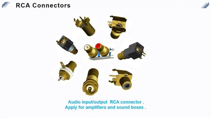Conector de RCA01-001 RCA